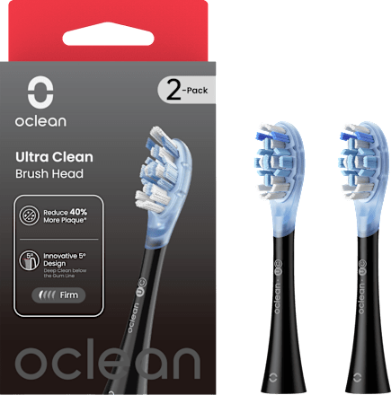Aufsteckbürsten Ultra Clean schwarz Oclean