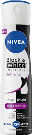 Black & White Invisible Authentic dezodorans u spreju NIVEA