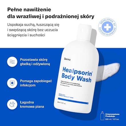 Żel pod prysznic Healpsorin Dermz