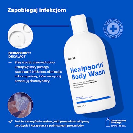Żel pod prysznic Healpsorin Dermz