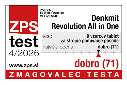 Tablete za strojno pomivanje posode Revolution All in One Denkmit