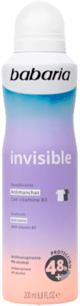 Deodorant spray invisible babaria