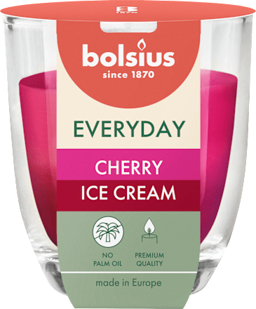 vonná svíčka Everyday Cherry Ice Cream Bolsius