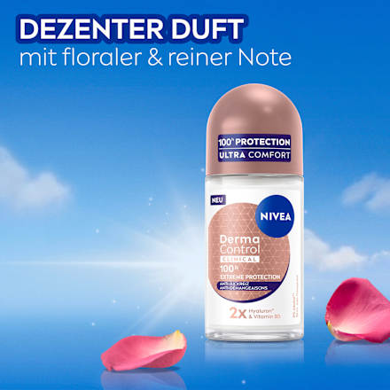 Antitranspirant Deo Roll-on Derma Control Clinical Anti-Juckreiz NIVEA