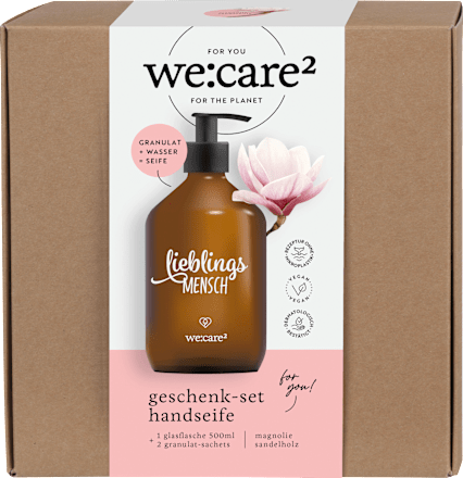 Geschenkset Lieblingsmensch we:care²