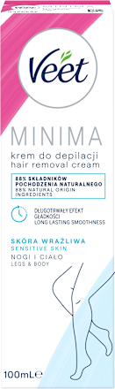 MINIMA depilační krém pro citlivou pokožku Veet