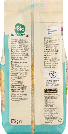 Fertiggericht, Taboule Couscous-Salat dmBio