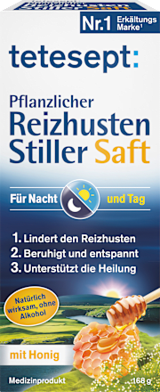 Hustensaft Pflanzlicher Reizhusten Stiller  tetesept