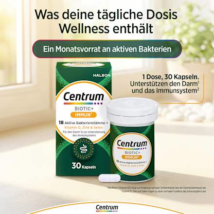 Biotic+ Immun Kapseln 30 St Centrum