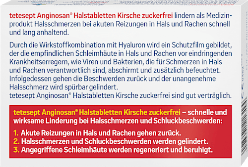 Anginosan Halstabletten Kirsche zuckerfrei tetesept
