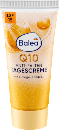 Gesichtscreme Anti-Falten Q10 LSF 15, Reisegröße Balea