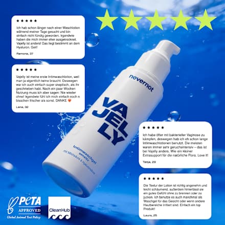 Intimpflege Waschgel Vajelly Sensitiv nevernot