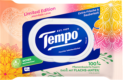 Feuchtes Toilettenpapier Blue Lagoon Tempo