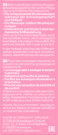 Pflegeöl Mama Brustmassage  WELEDA Mama