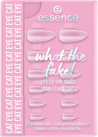 what the fake! manikir set, veštački nokti - 02 essence