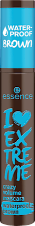 I LOVE EXTREME crazy volume mascara vodootporna maskara - 01 Cozy Brown essence