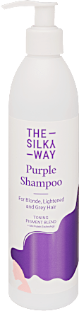 Lila sampon, szőke, szőkített és ősz hajra THE-SILKY-WAY