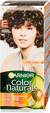 Tartós hajfesték, sötét mogyoróbarna 4 1/2 GARNIER Color naturals