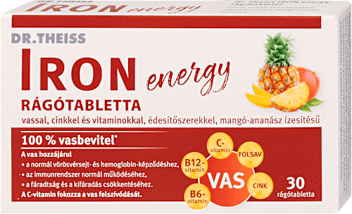 Iron energy rágótabletta DR.THEISS