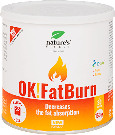 OK! FatBurn italpor citrom ízesítéssel Nature's Finest by Nutrisslim