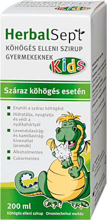 Herbal Sept köhögés elleni szirup gyermekeknek  DR.THEISS