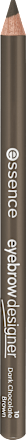 designer olovka za obrve - 10 dark chocolate brown essence