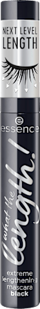 what the length! extreme lengthening maskara - 01 Black essence
