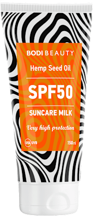 Слънцезащитно мляко за тяло Hemp Seed Oil SPF 50 BODI BEAUTY