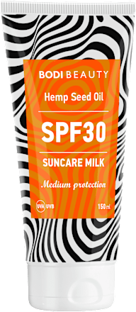 Слънцезащитно мляко за тяло Hemp Seed Oil SPF 30 BODI BEAUTY