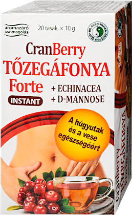 Instant Tőzegáfonya Forte tea  DR CHEN PATIKA