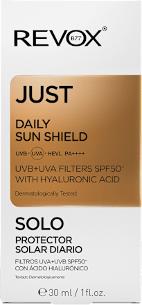 Dnevna krema za obraz JUST Daily Sun Shield, ZF 50+ REVOX B77