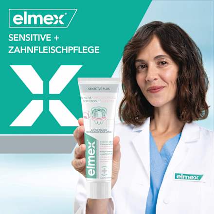 Zahnpasta Sensitive Plus Zahnfleischpflege elmex