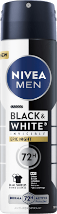 Black & White Invisible Epic Night dezodorans u spreju NIVEA MEN
