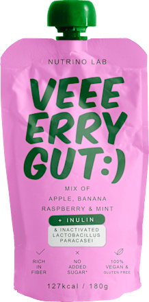 VERY GUT piure zmeură, măr, banană Nutrino Lab