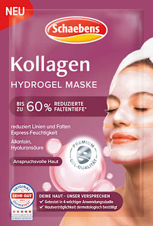 Tuchmaske Kollagen Hydrogel  Schaebens