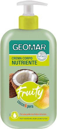 Fruity CREMA CORPO NUTRIENTE cocco e pera GEOMAR