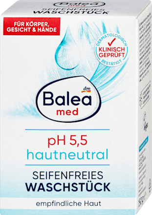 Umývacia kocka na čistenie tela, tváre a rúk Balea med