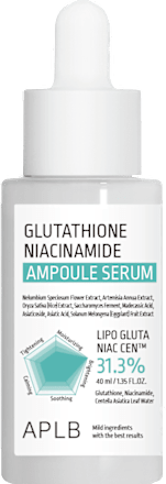 Ser illuminator și anti-age cu Glutathione si Niacinamide APLB