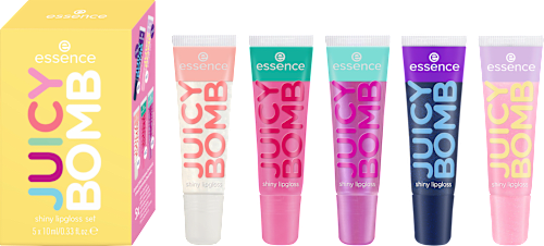 Set sijajev za ustnice Juicy Bomb essence