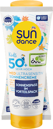Sonnencreme Kids MED ultra sensitiv LSF 50+ (2 Stück) SUNDANCE