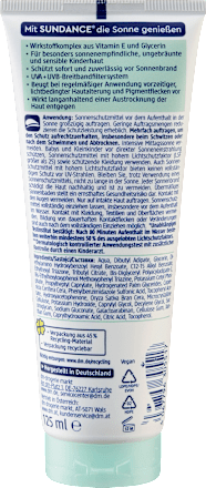 Sonnencreme Kids sensitiv LSF 50 SUNDANCE
