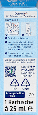 Lufterfrischer Minispray Ocean Fresh Nachfüllpack Denkmit