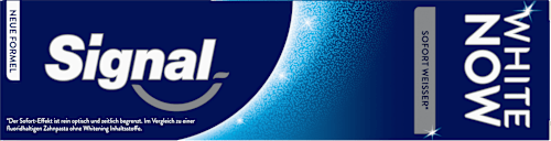 Zahnpasta White Now Signal