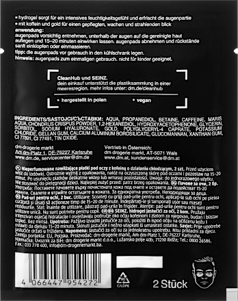 Augenpads hydrogel recovery effect (1 Paar) SEINZ.