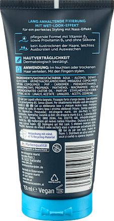Gel per capelli effetto bagnato Balea MEN
