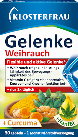 Gelenke Curcuma + Weihrauch Klosterfrau