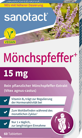 Mönchspfeffer Tabletten 60 St sanotact