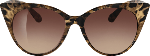 Sonnenbrille braun Katzenlook SUNDANCE