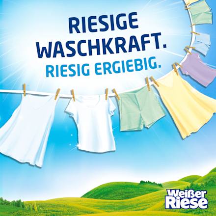 Vollwaschmittel Megaperls stark gegen Flecken Weißer Riese
