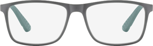 Fertig-Lesebrille grau/türkis +1,00 Visiomax